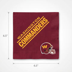 Washington Commanders NFL Luncheon Napkins