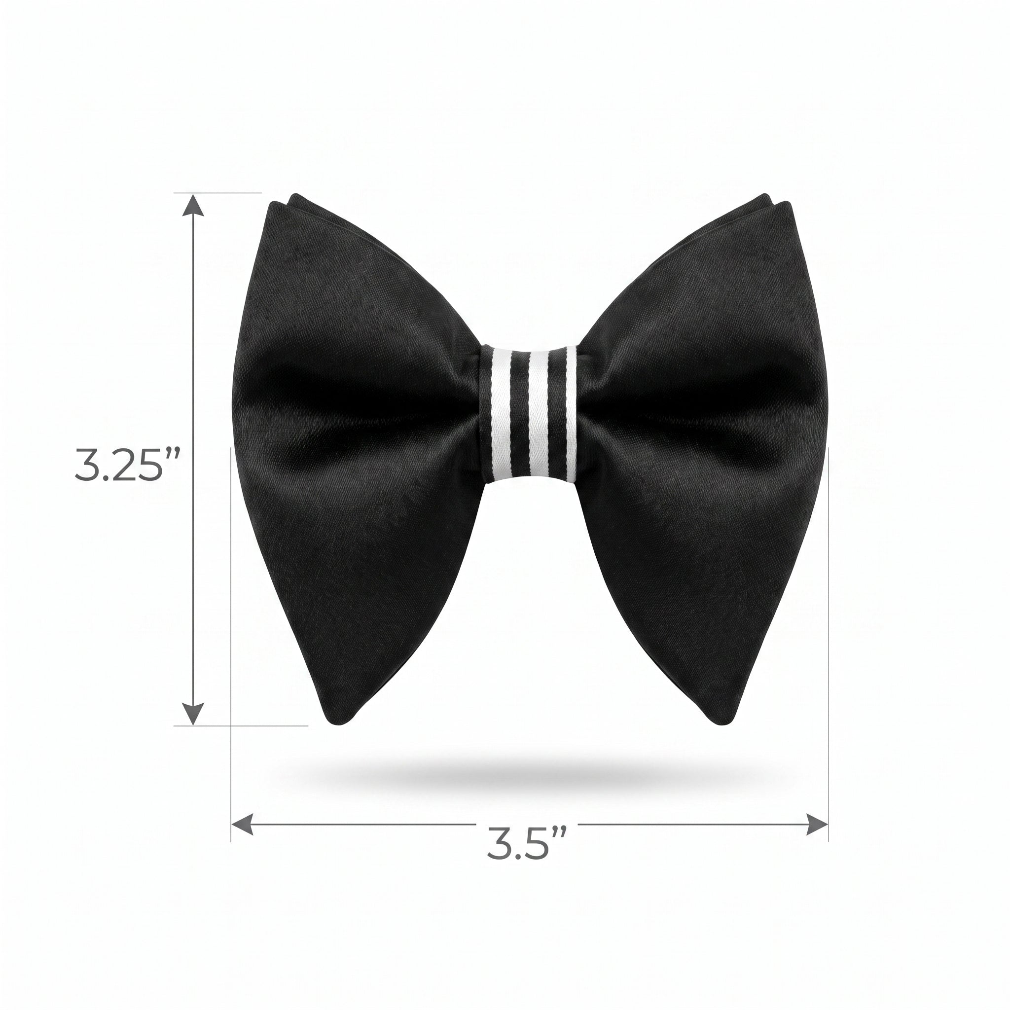 Roaring '20s Black Bow Tie - Classic Costume Accessory