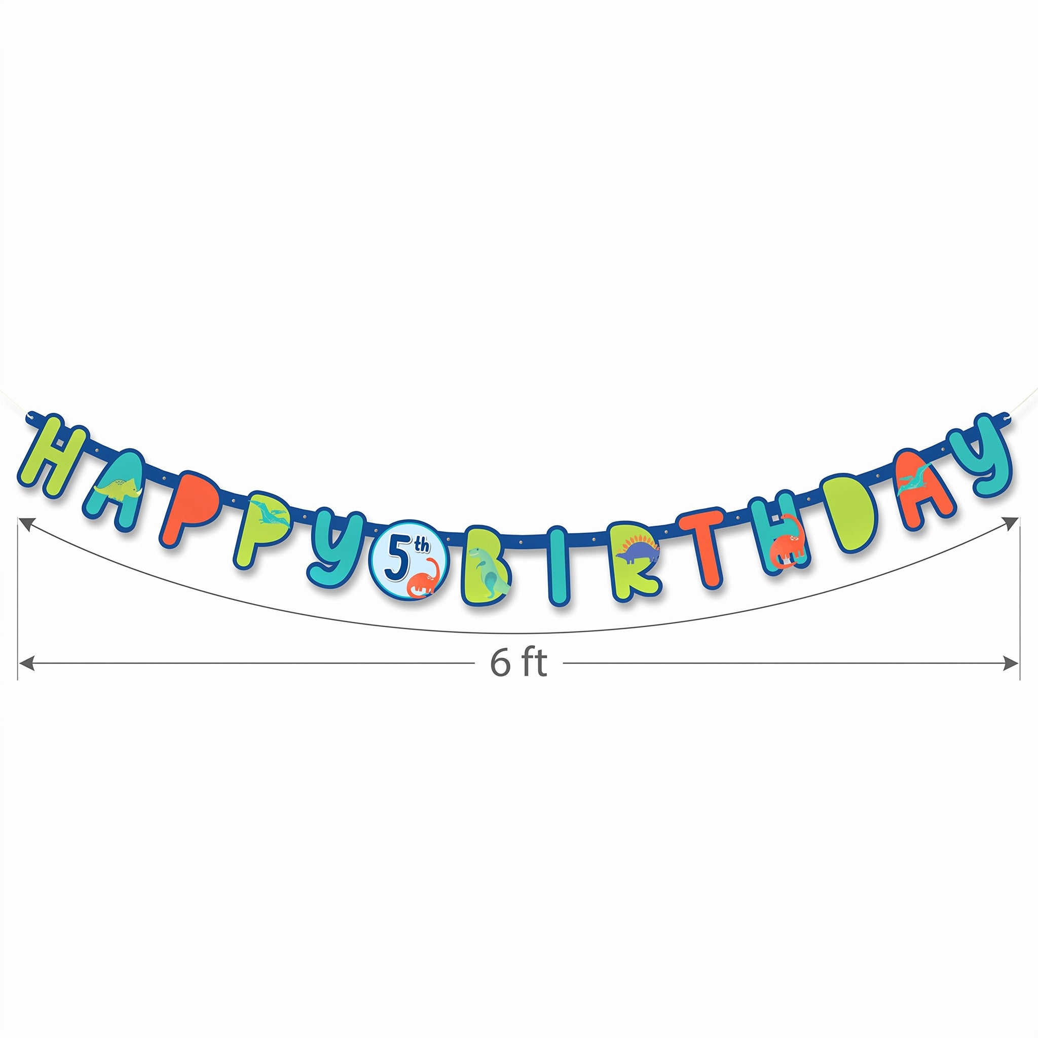Customizable Dinosaur Birthday Banner