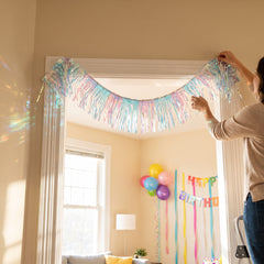 Luminous Tinsel Garland Decoration for Parties, 9 ft