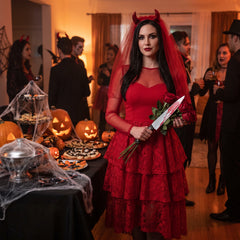 Alluring Bride of the Underworld Costume