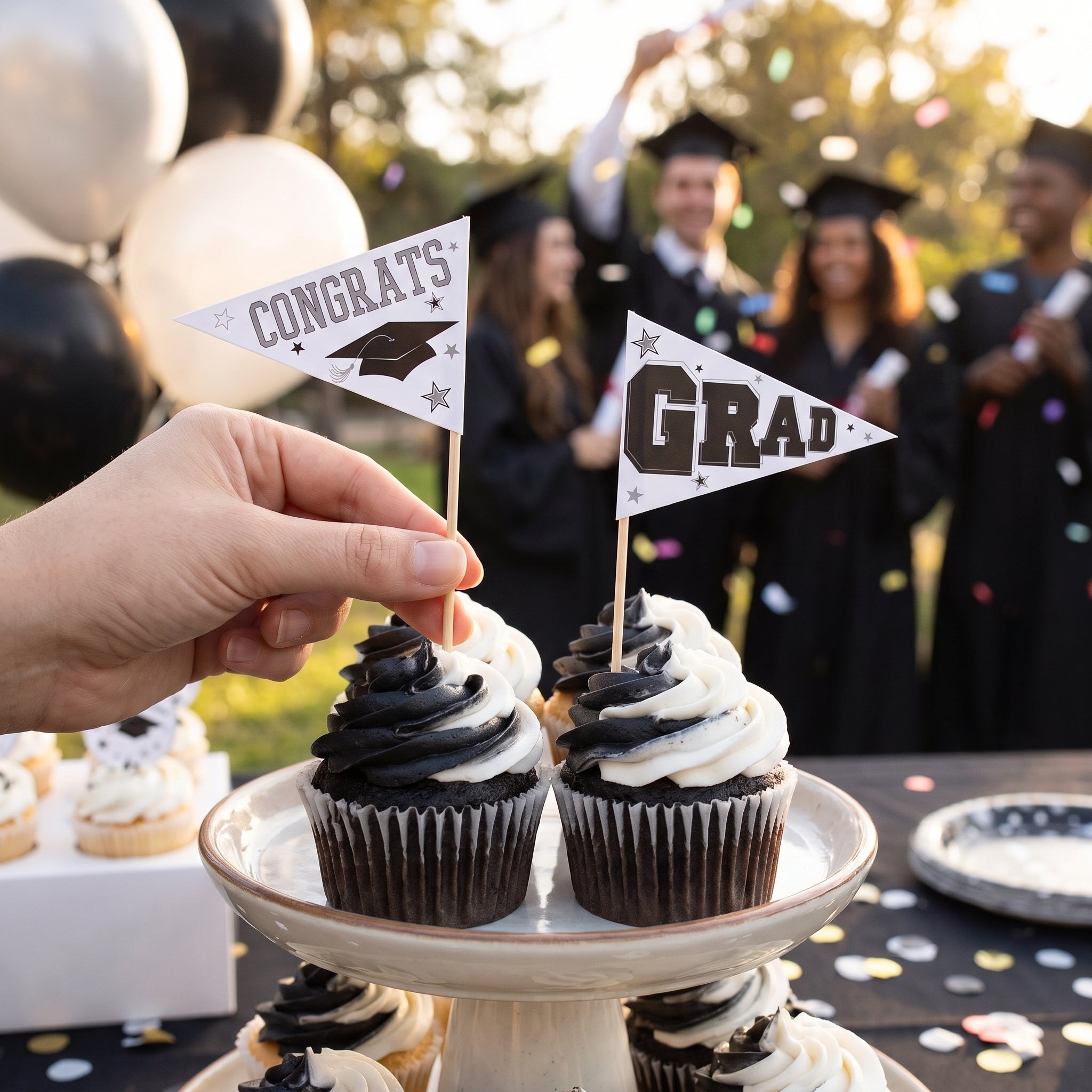 White Graduation Party Picks