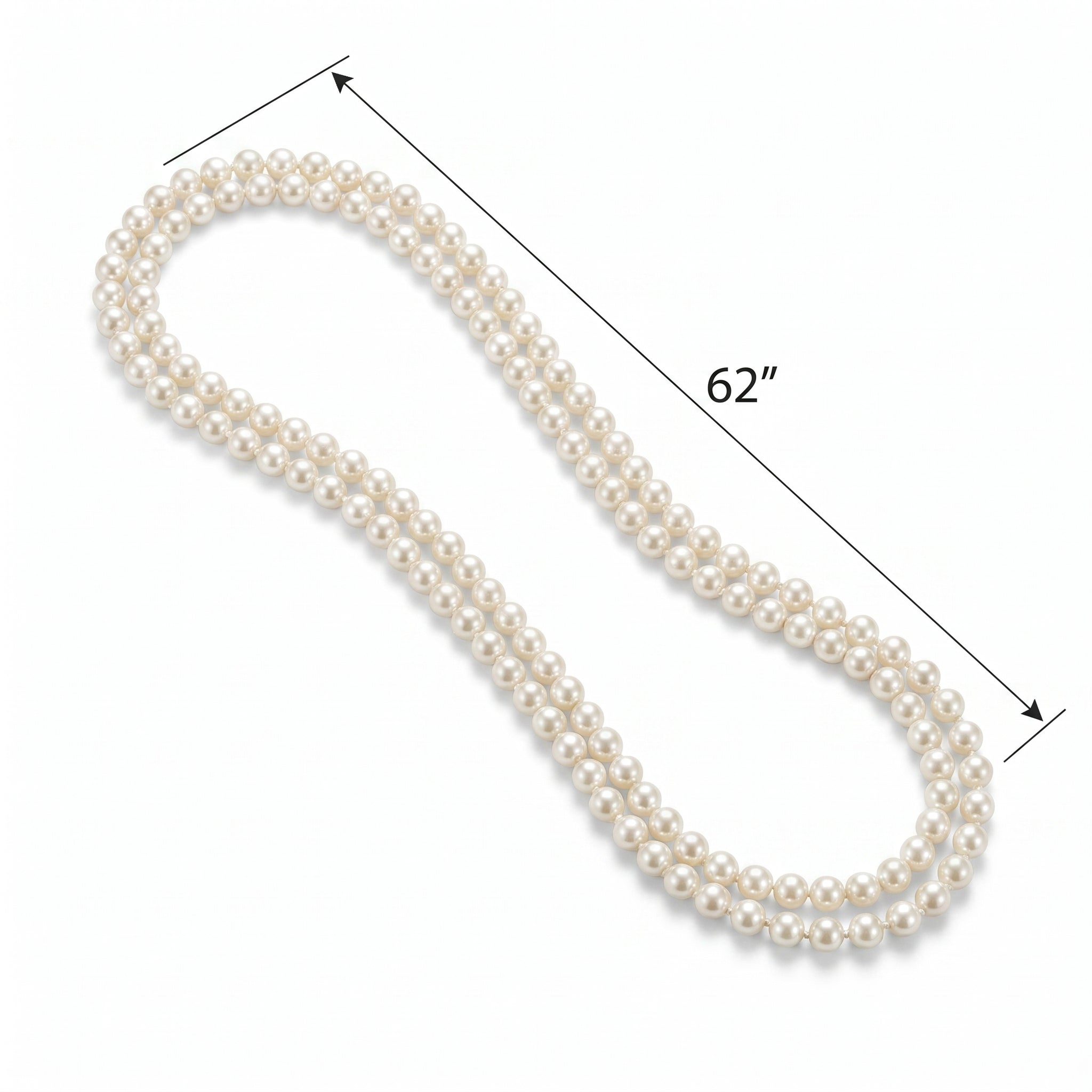 1920s Faux Pearl Necklace Choker - Costume Jewelry Accessory