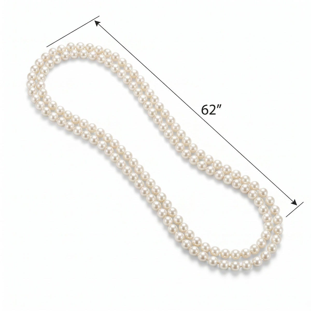 1920s Faux Pearl Necklace Choker - Costume Jewelry Accessory