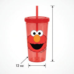 Sesame Street Elmo Sippy Cup with Straw - 9 oz, Red