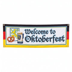 Oktoberfest Welcome Banner Decoration - 5FT