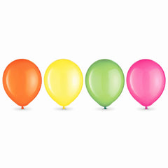 Neon Assorted Latex Balloons - 11-Inch, 15 Pack