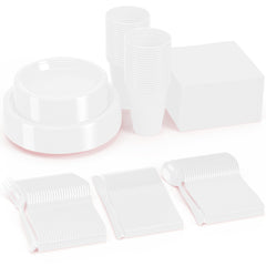 182 Piece Combo Set - Service For 26 - White