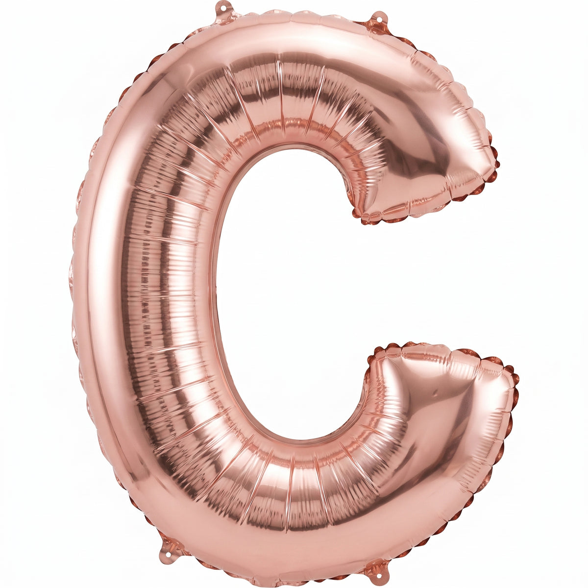 Rose Gold Foil Letter C Balloon