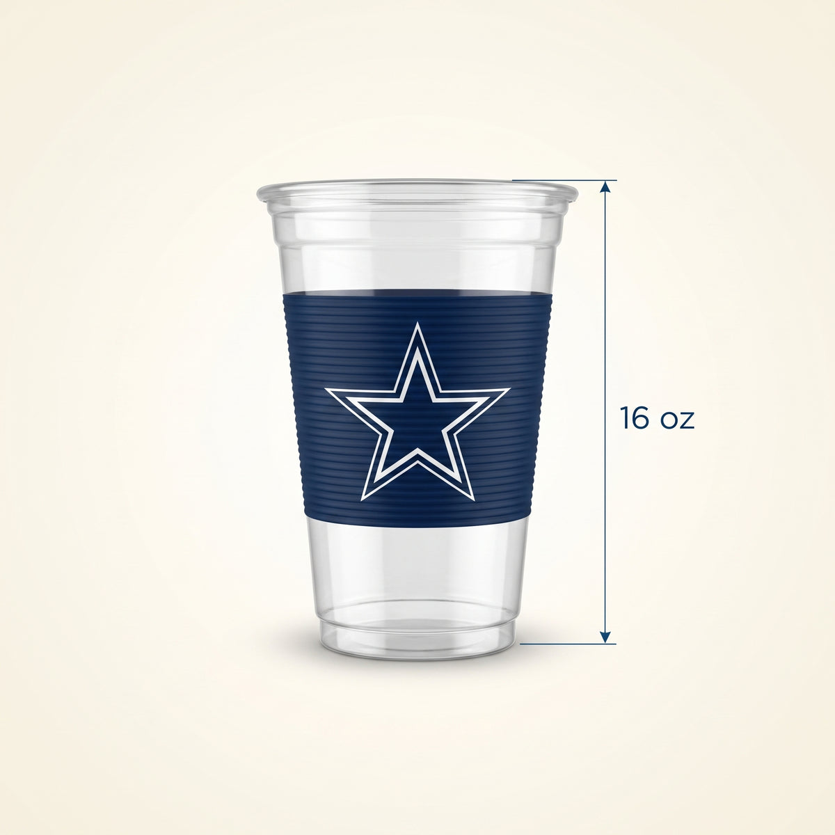 Dallas Cowboys 16oz Plastic Cups, 25-Pack
