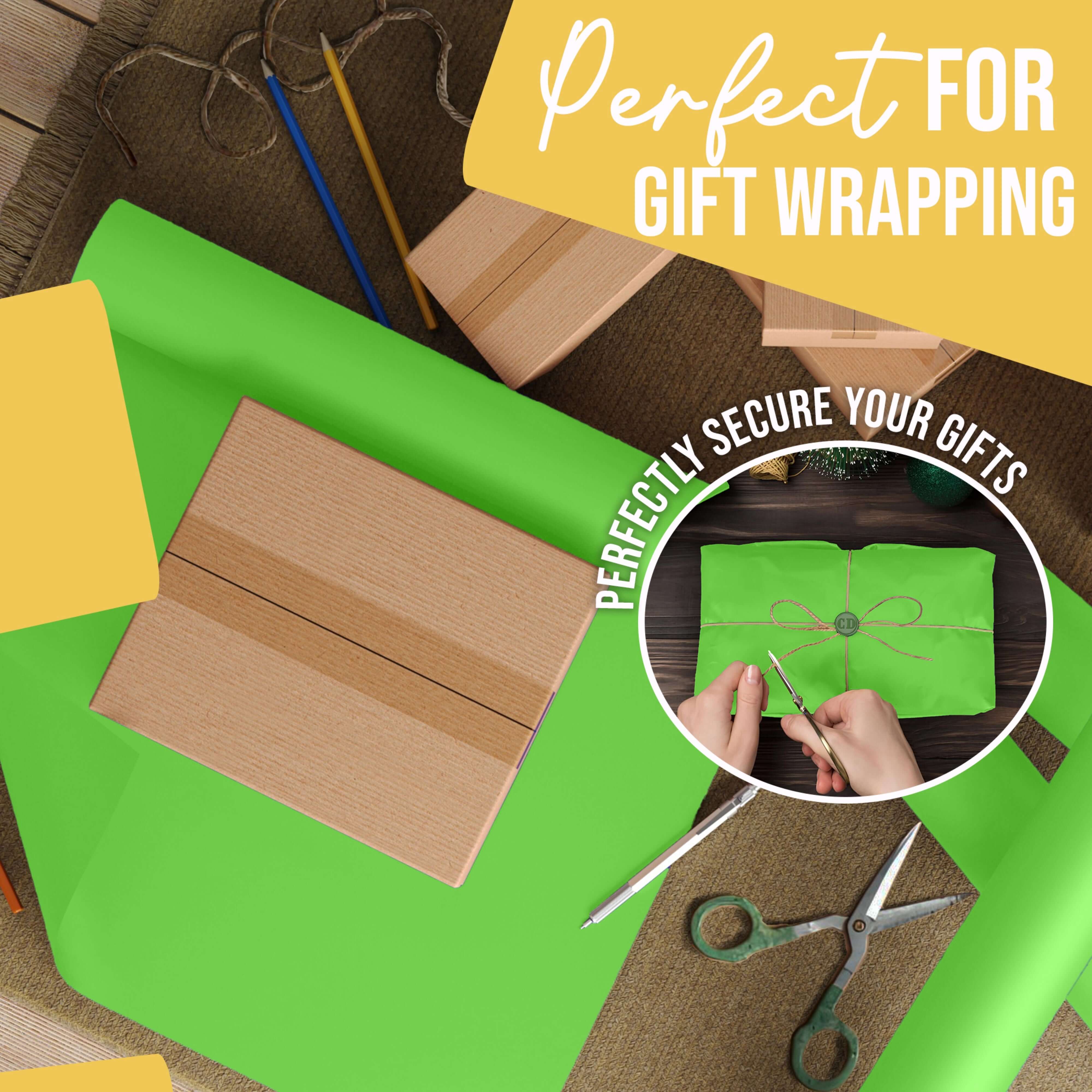 36 x 110' Kraft Paper Roll | Lime Green