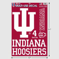 Indiana Hoosiers 11x17 Decal Sheet