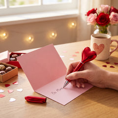 Heart-Shaped Valentine‚Äôs Day Pen, 8-Inch, Red
