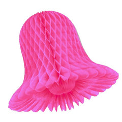 11 In. Cerise Honeycomb Tissue Bell