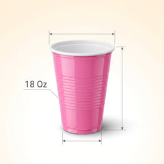 TUMBLER 18OZ PL - HI CT NW PK