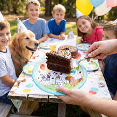 Paw-ty Pups 9" Round Paper Plates