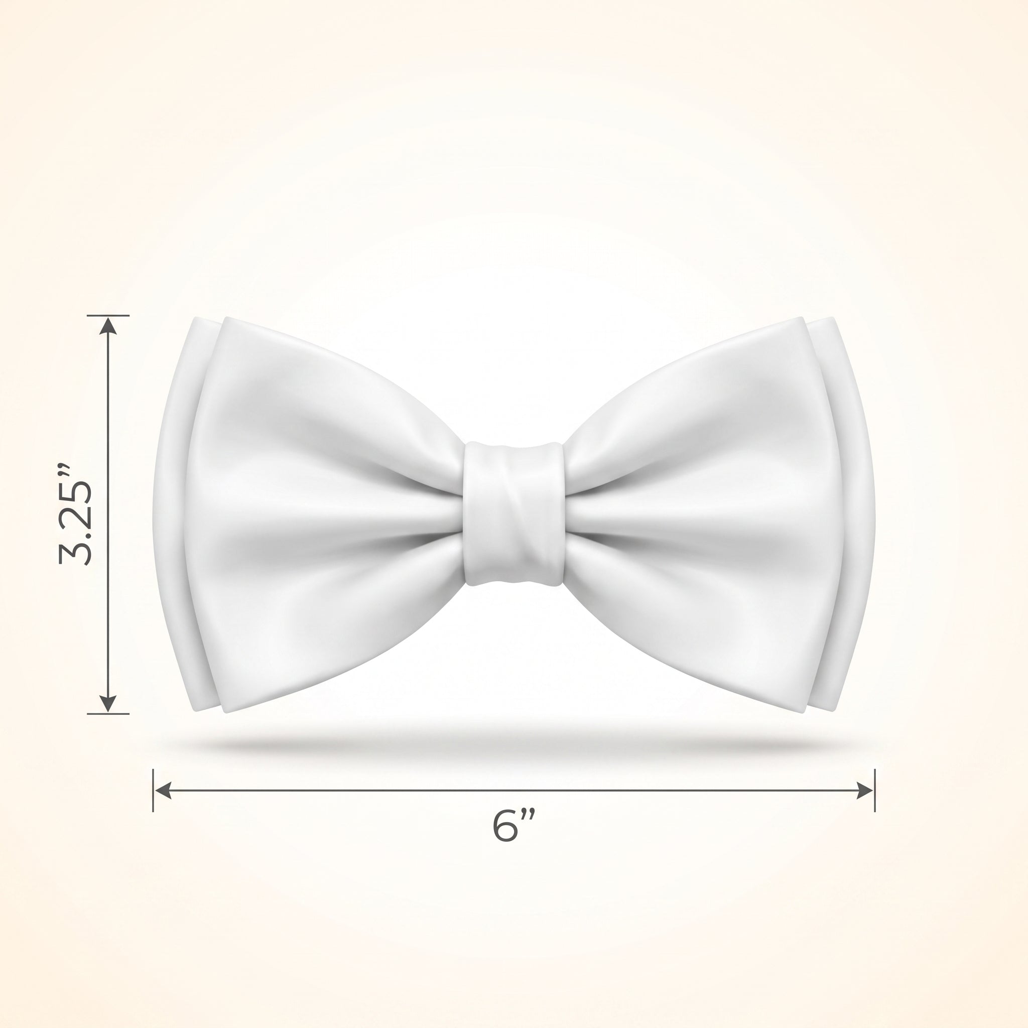 Classic White Bow Tie - Versatile Costume Accessory