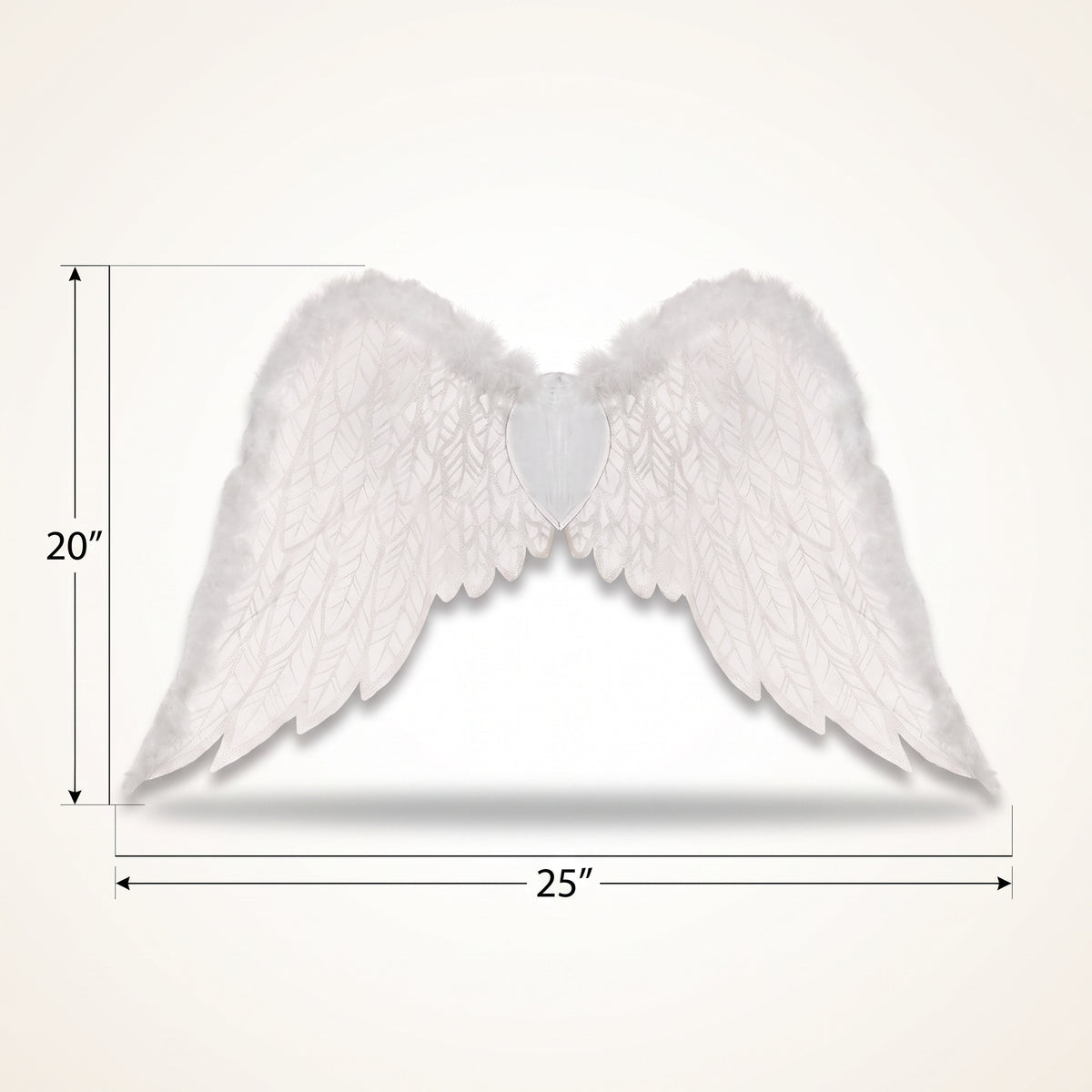 Guardian Angel Marabou Feather Wings Costume Accessory
