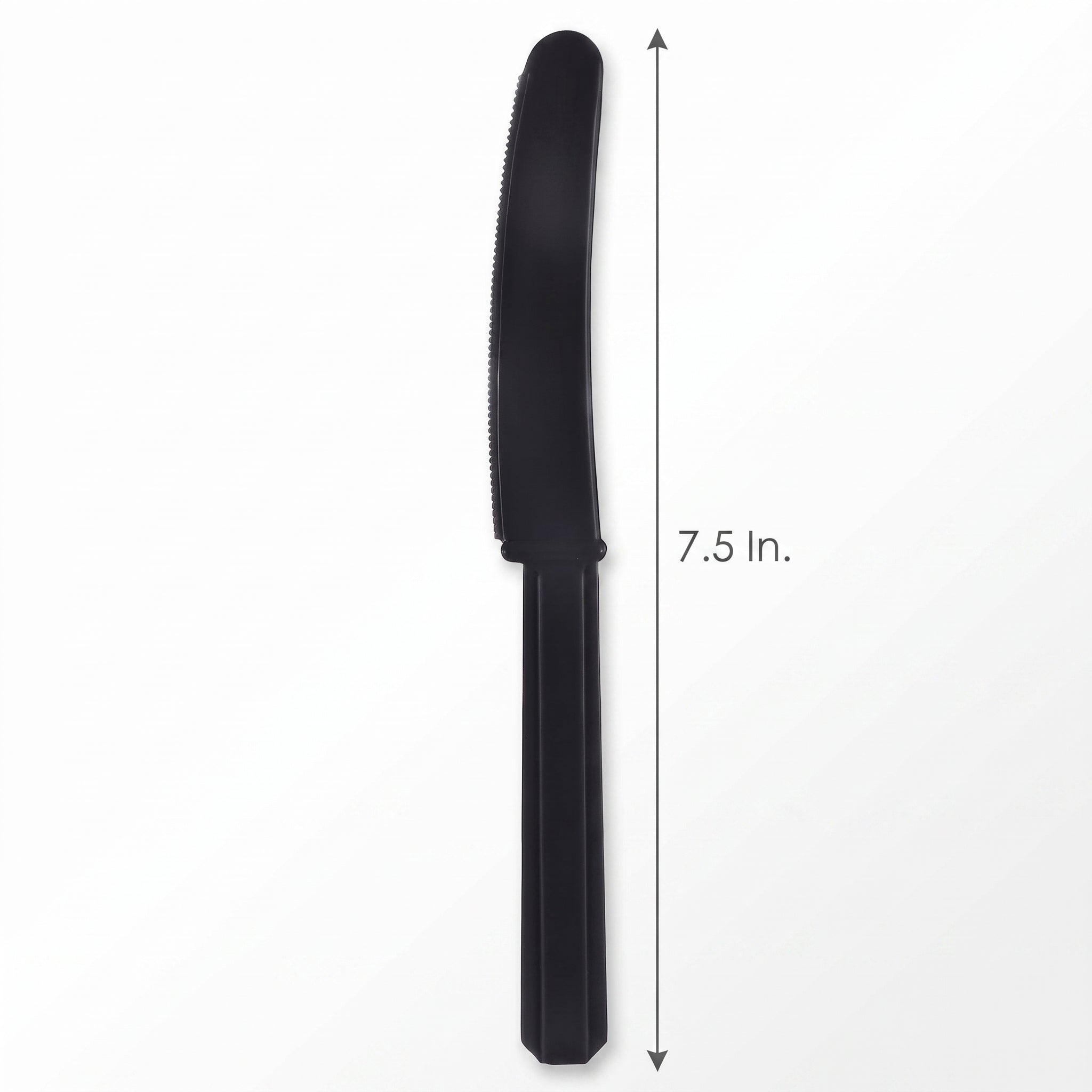 Black Plastic Economy Knives - 7.5 in.