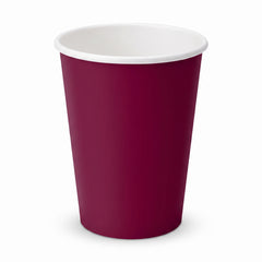 Berry Solid Color 9oz Paper Cups