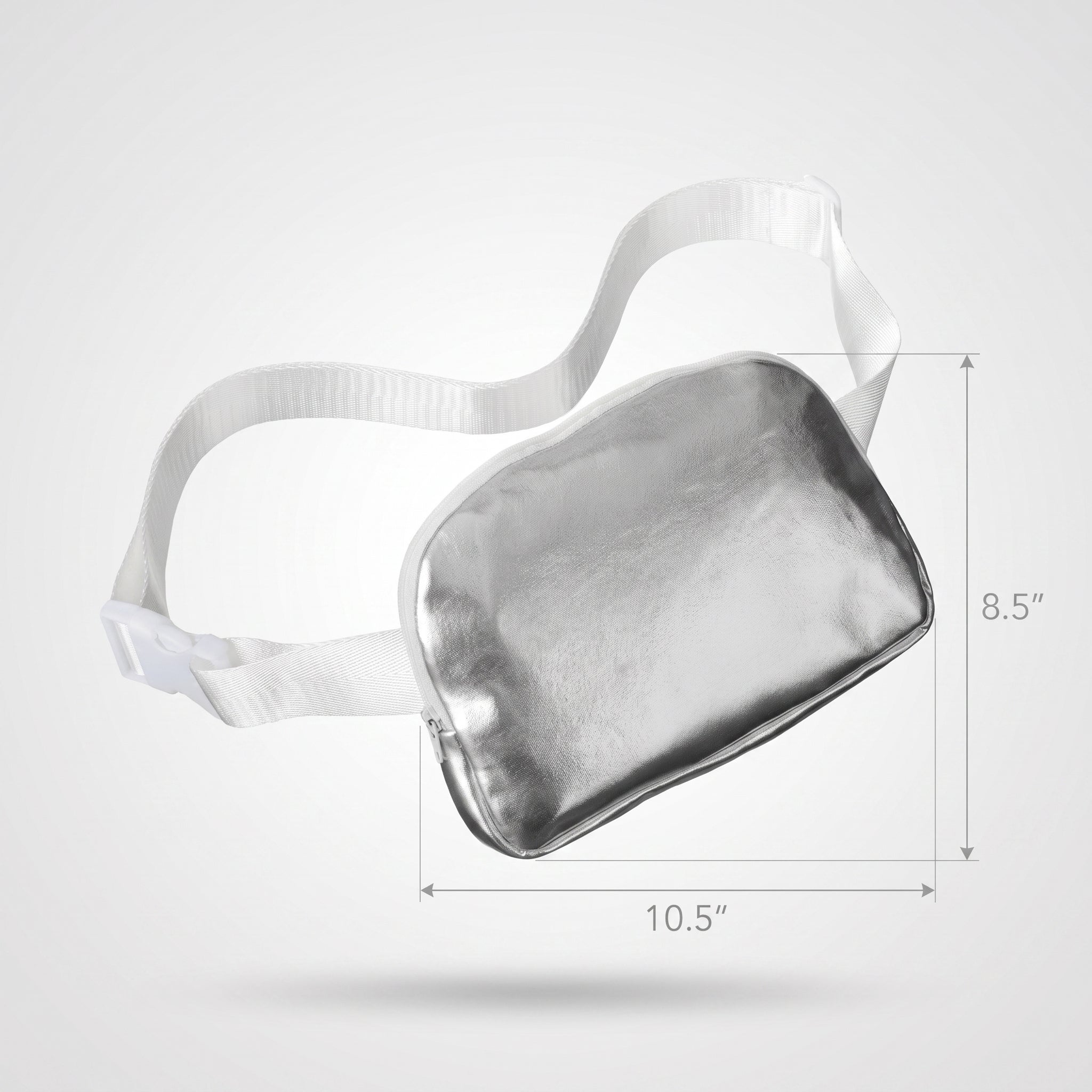 Silver Belt Bag