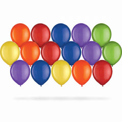 12" Assorted Latex Balloons - Pack of 15