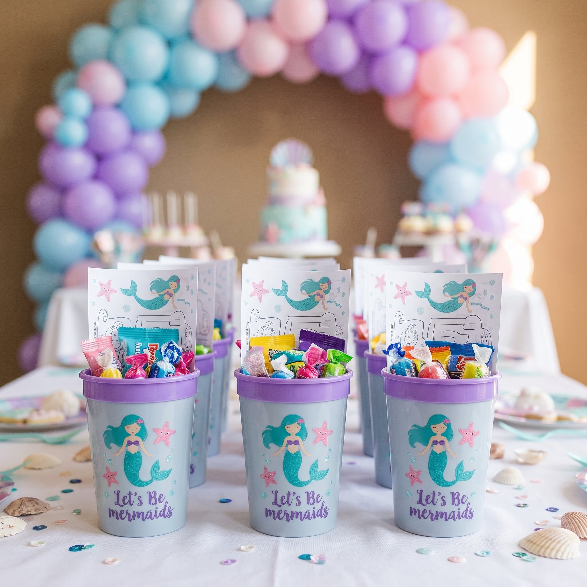 Mermaid Fantasy Favor Cup