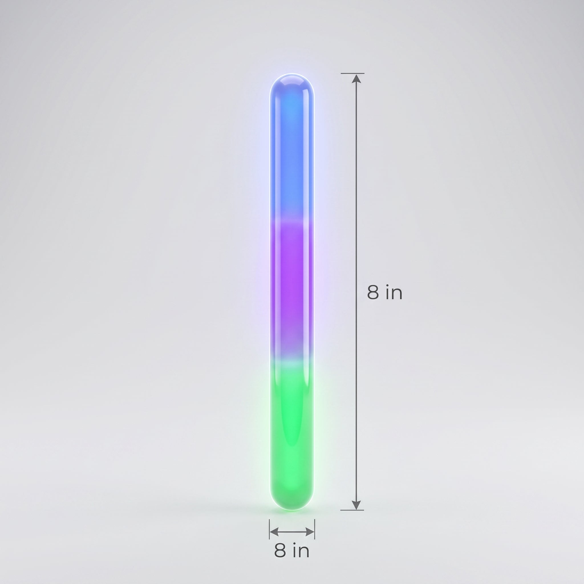 Tricolor 8-Inch Glow Stick Bracelets - 36 Pack