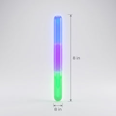 Tricolor 8-Inch Glow Stick Bracelets - 36 Pack