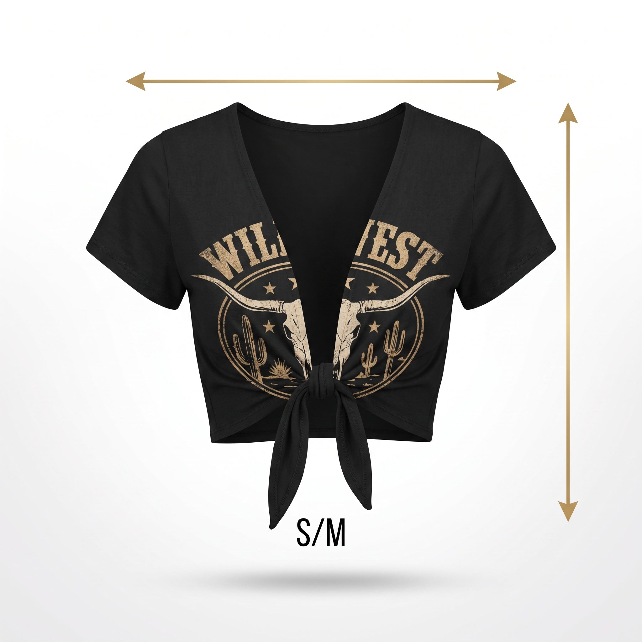 Wild West Women's Halloween T-Shirt - S/M