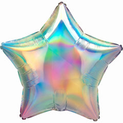 Iridescent Star Mylar Balloon - 18 Inch