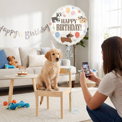 Pawesome Birthday Party Foil Balloon - 18in