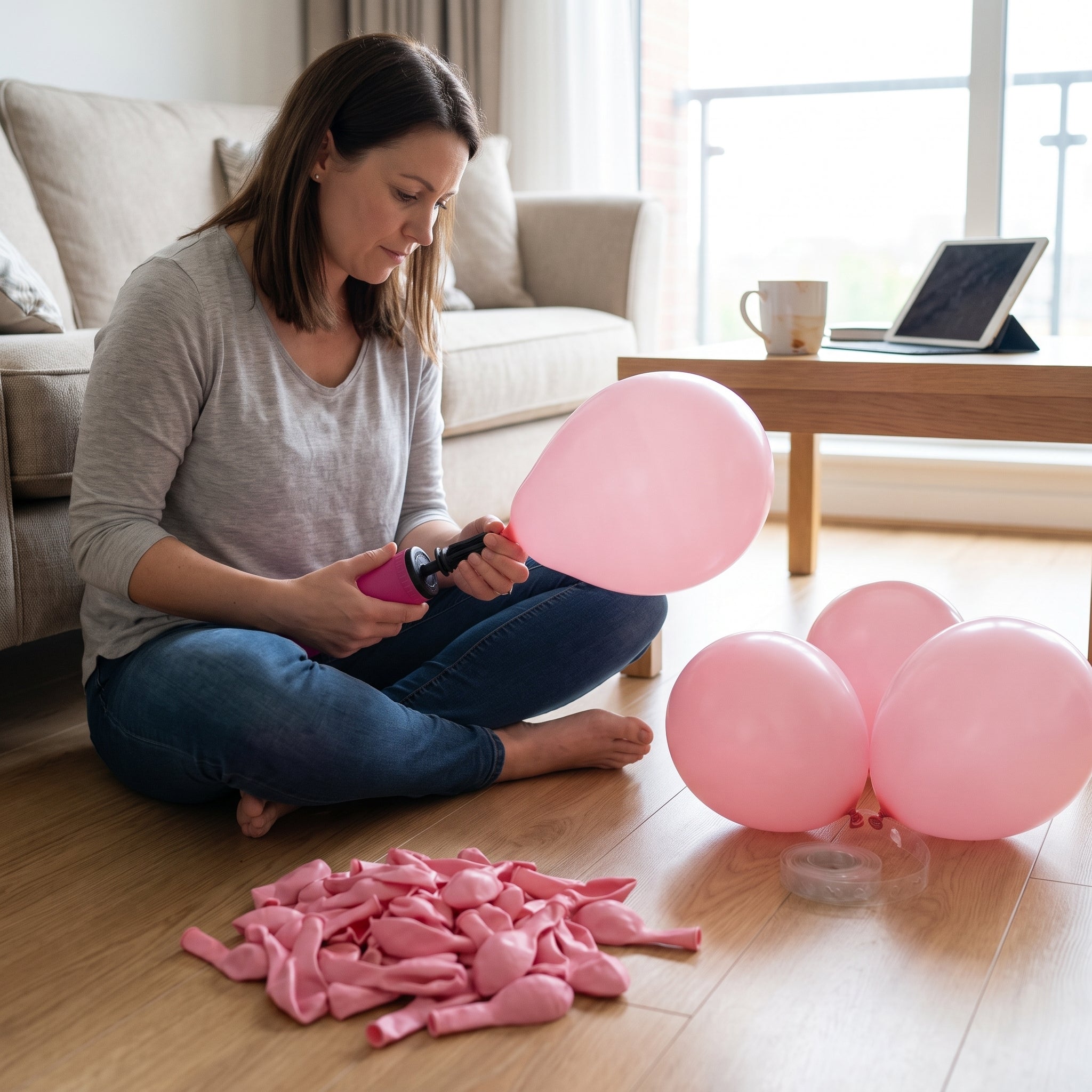 New Pink 9" Latex Balloons - 20 Pack