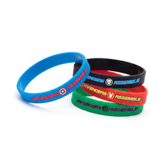 Marvel Avengers "Assemble" Rubber Bracelet Set - 4 Pack