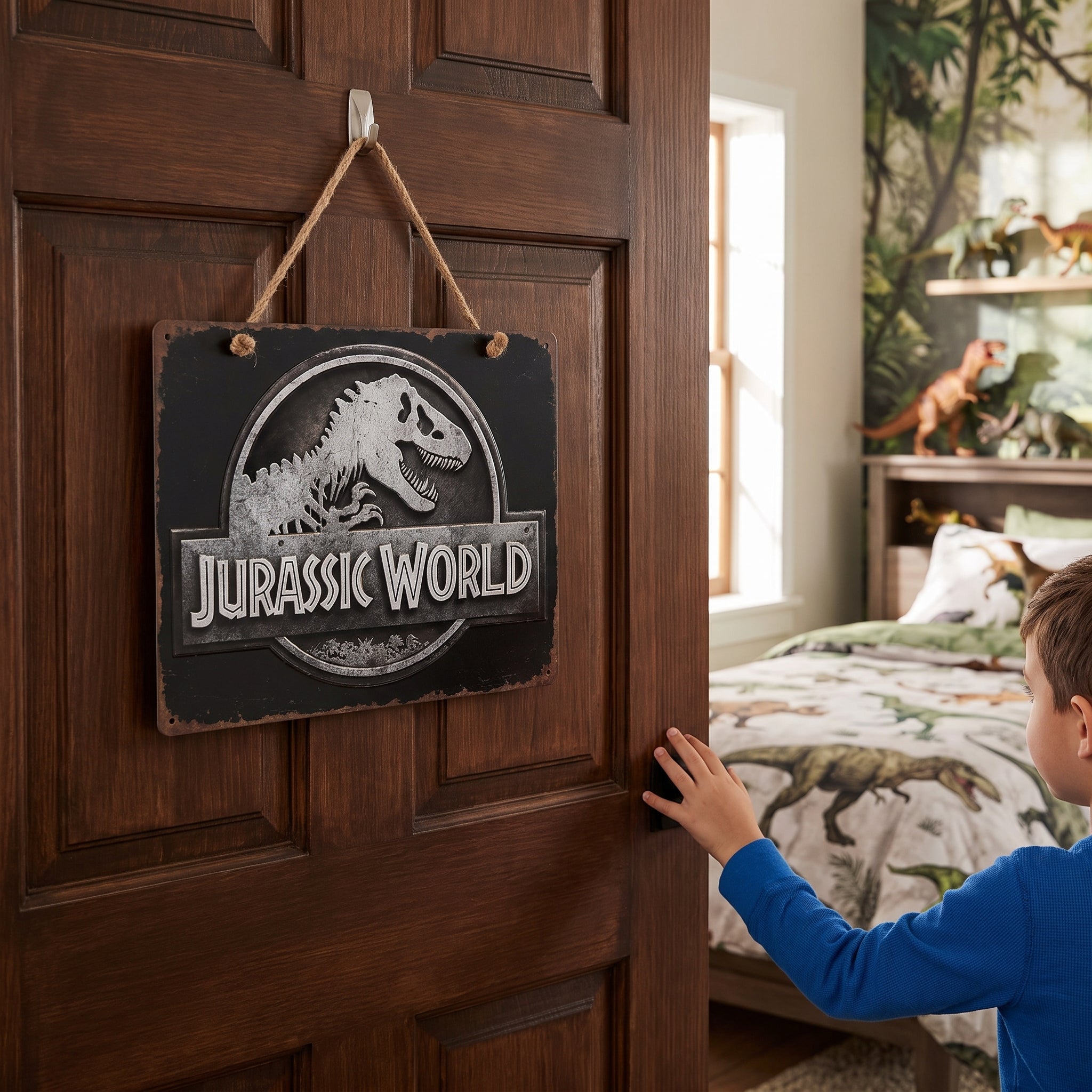 Jurassic World Into the Wild Hanging Sign Decoration