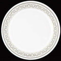 10 In. Silver Filigree Design Plates | 10 Count