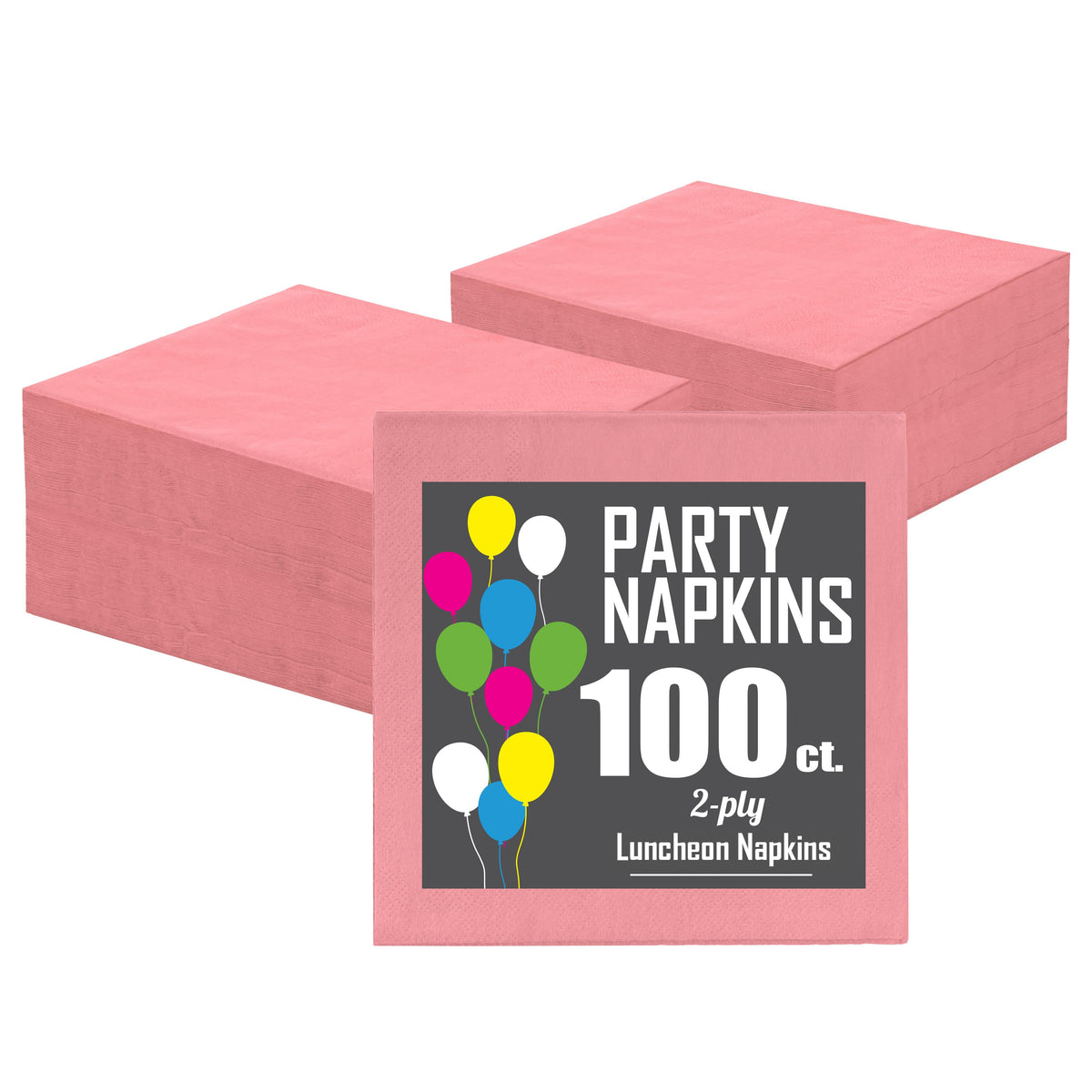 Pink Luncheon Napkins | 100 Count