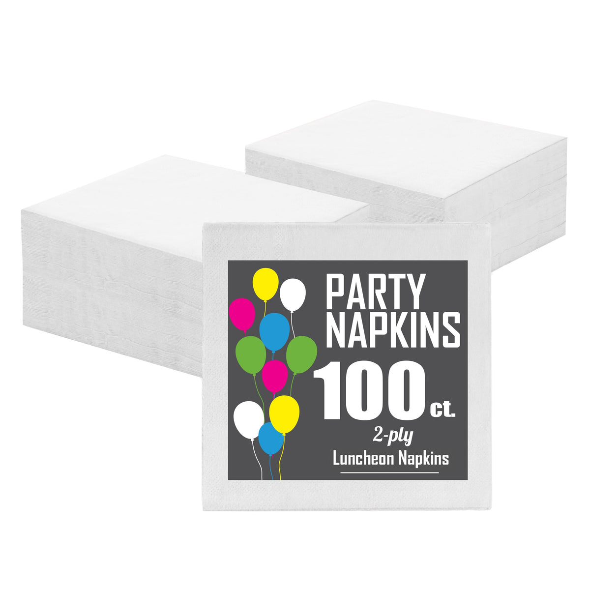 White Dinner Napkins | 100 Count