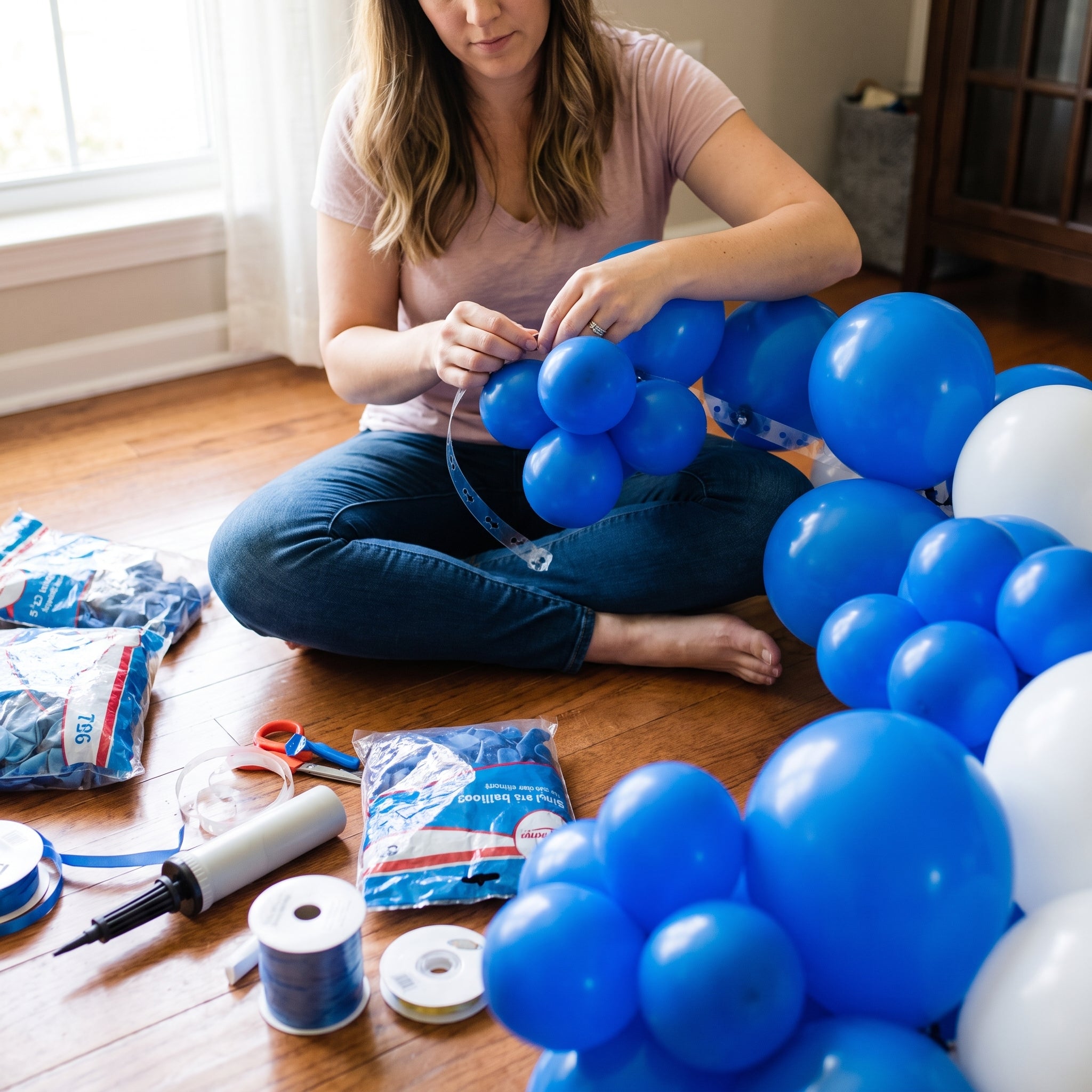 Royal Blue Mini Latex Balloons, 5-Inch, 50-Pack