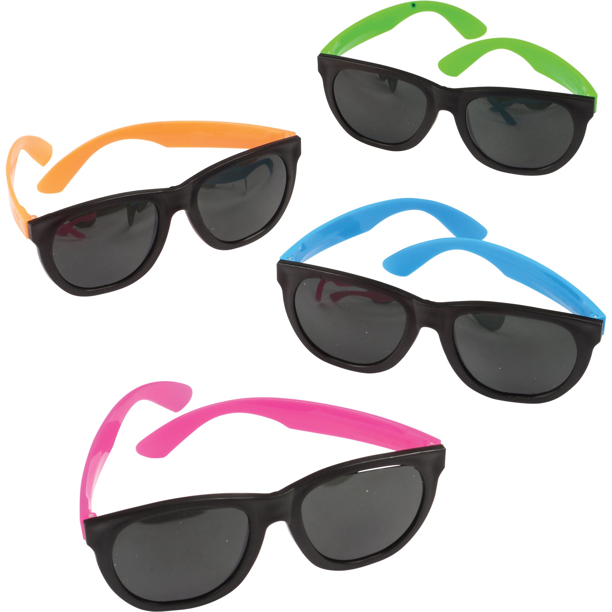 Neon Rubber Toy Sunglasses