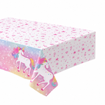 Enchanted Unicorn Plastic Table Cover - 54