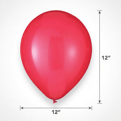 Luxaire Premium Red Latex Balloons - 12" (25 Pack)