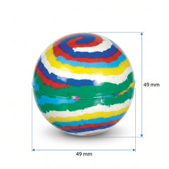 Colorful Striped Bounce Ball Party Favors, 8-Pack