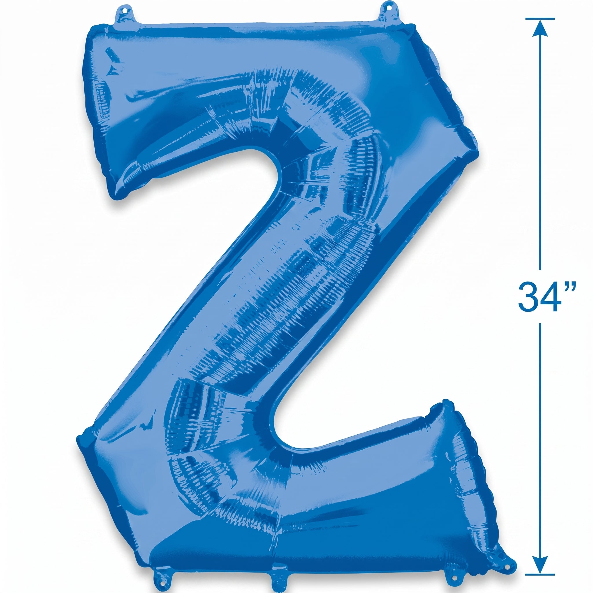 Royal Blue Foil Letter Z Balloon