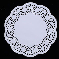 8.5 In. Round White Catering Pack Doilies | 100 Count