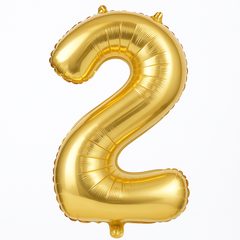 16 in. Air-Filled Number Balloons