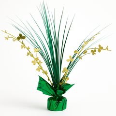 St. Patrick's Day Shamrock Centerpiece Spray