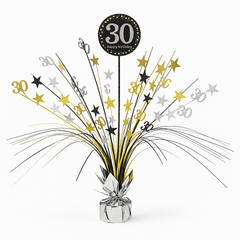 Sparkling Celebration 30th Birthday Spray Centerpiece
