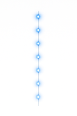 Blue LED Light-Up Balloon Tail Accessory, 6-ft