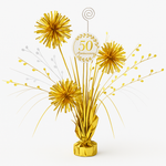 Golden 50th Anniversary Spray Centerpiece